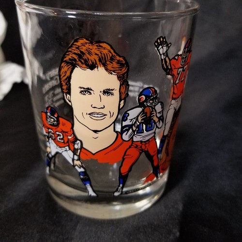 Denver Broncos 1984 Pizza Hut Glas 25th Anniversary 4th Alzado Jackson Glassic - Bild 3 von 8