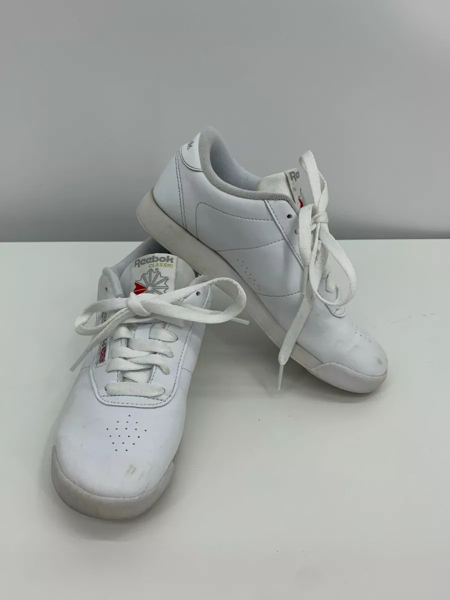 Reebok Princess White Shoes Casual Women&#039;s Size 5.5 |