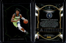 2020-21 Panini Select Blue Retail Rookie #61 Anthony Edwards Rookie RC
