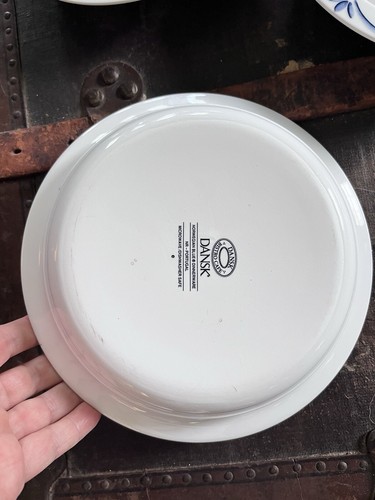 DANSK Norwegian BISTRO bowls Set Of 5 Blue White - Picture 3 of 4