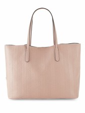 Splendid Debossed Chevron Ladies Large Blush Leather Tote Bag 4klg24dc