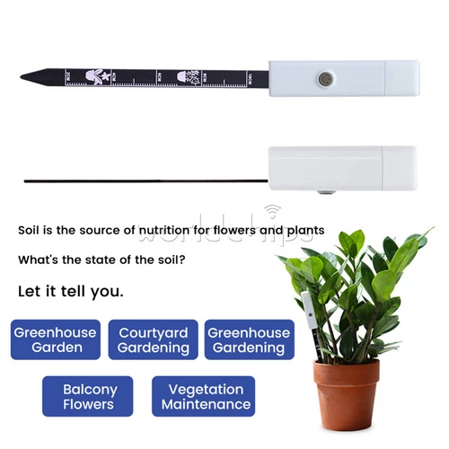 Soil Moisture Smart Sensor Soil Humidity Tester Water Shortage Planting Detector