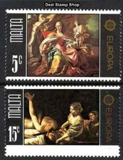 Malta 1975 SG 543 - SG 544  EUROPA Complete Set Unmounted Mint MNH