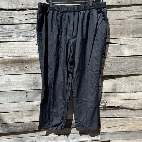 Black Waterproof Outdoor Rain Pant Size 