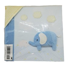 Barnes  Noble Baby Blue Elephant Photo Album 4"X6" with a 3D Elephant BRAND NEW