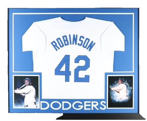 Dodgers Jackie Robinson Mens Baseball Jersey Size M 42 Full Zip