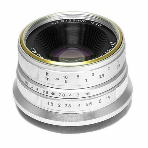 7artisans 25mm F1.8 APS-C Lens For Panasonic Olympus Micro 4/3 M43 MFT Camera