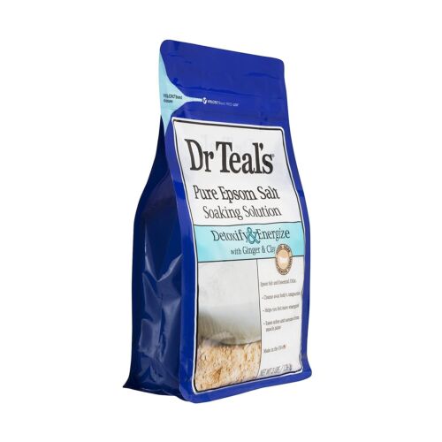 Ginger & Clay Detox Bath Soak Set - 4 Pack, 3lbs Each - Therapeutic Epsom Salt - Picture 4 of 4