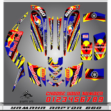 YAMAHA RAPTOR 660 660R FULL GRAPHICS DECALS STICKERS KIT ATV