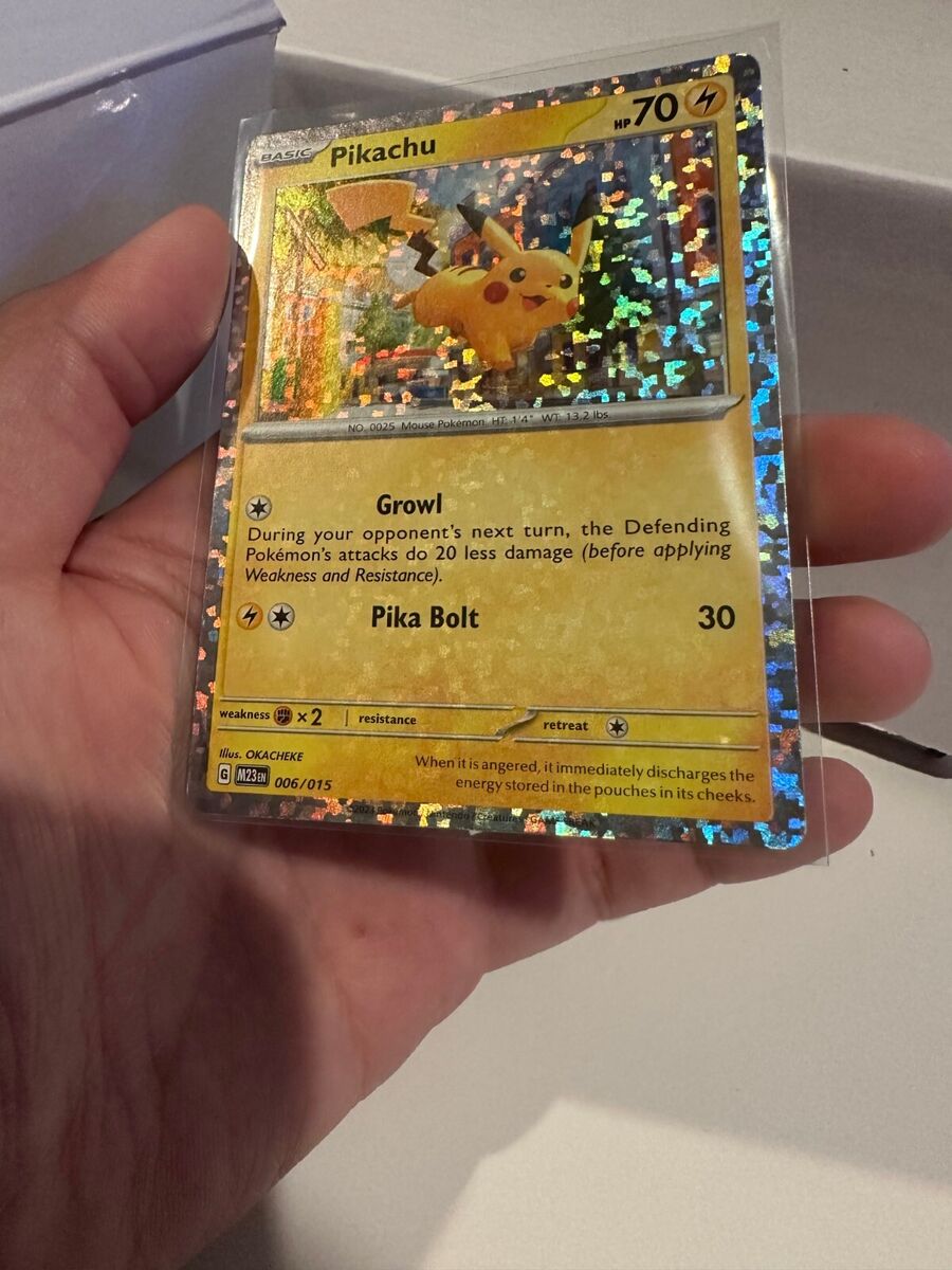 McDonald's 2023 Match Battle Pikachu 006/015 Pokemon NM/M McDonald's 2023 Match Battle Pikachu 006/015 Pokemon NM/M