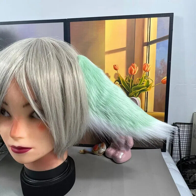 Honkai: Star Rail Huohuo Green Cosplay Wig