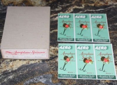 Vintage NOS AEROPLANE SPINNER Fishing Lures in Original Box with Label | eBay Vintage NOS AEROPLANE SPINNER Fishing Lures in Original Box with Label | eBay