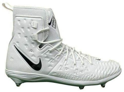 Nike Force Savage Pro TD White Black Football Cleats Men display picture 1