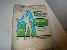 NEW NOS Vtg Thermal Underwear Pants Men's Med 34-36  10 