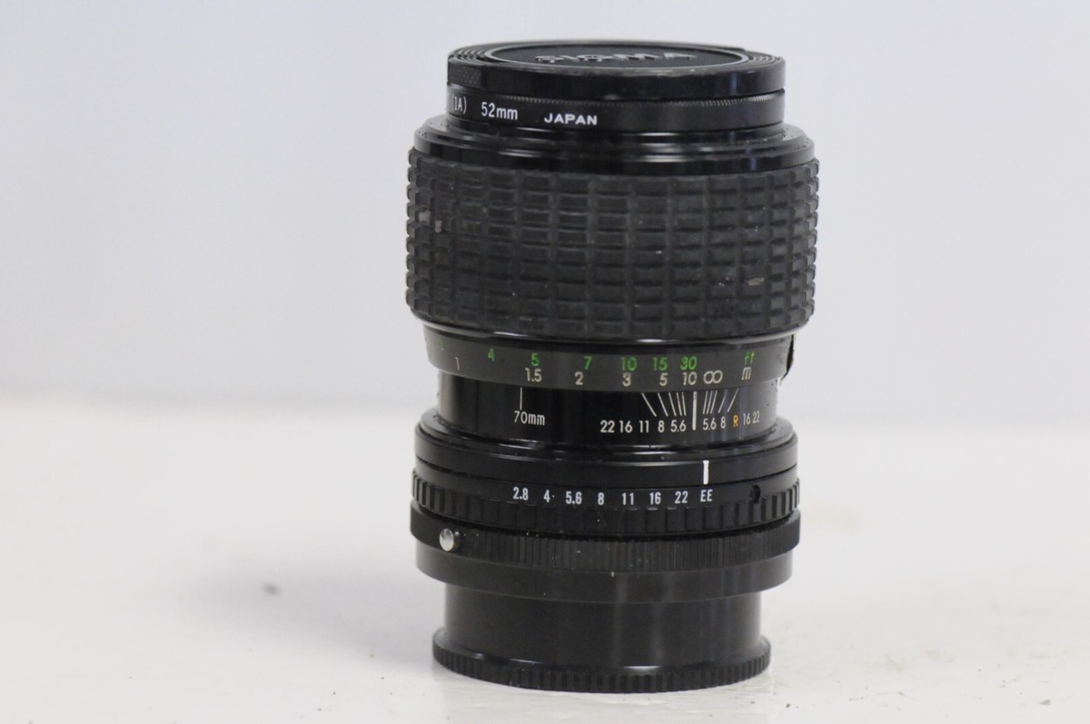 美品　カメラ　ZOOM SET SIGMA 製　FOR CANON AF Sigma Zoom Master 35-70mm F2.8-4 Lens with Caps & 1A Filter