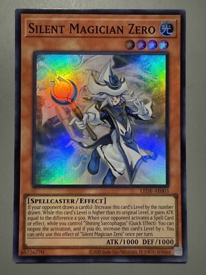 YUGIOH SILENT MAGICIAN ZERO ASIA ENGLISH EDITION LEDE-AE003 SUPER RARE