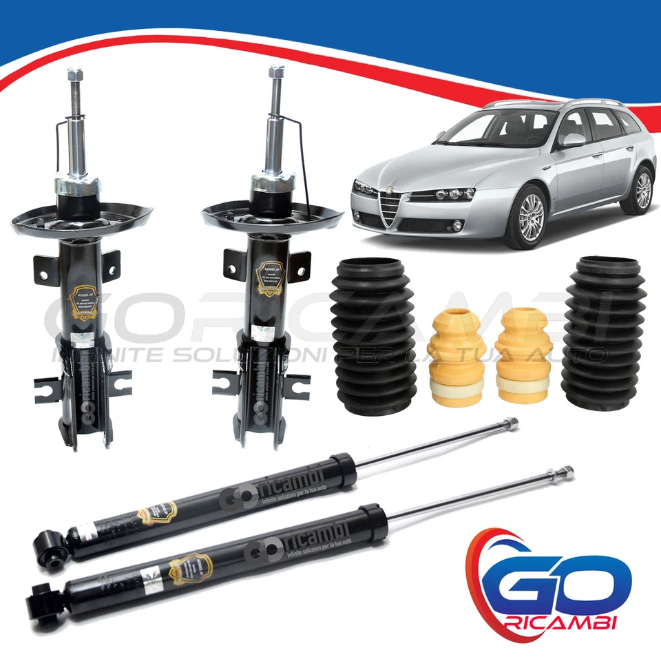 4 AMMORTIZZATORI ANTERIORI + POSTERIORI ALFA ROMEO 159 1.9 2.0 2.4 JTDM 2.2 JTS - Immagine 4 di 4