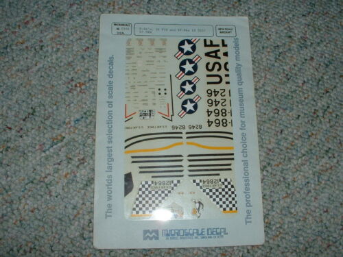 Microscale decals 1/48 48-0166 F-86 39FIS RF-86a TRS/ 67 TSW A50 - Picture 1 of 1