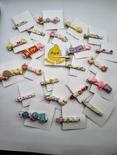 Mystery Kawaii Decoden Hair Clips Handmade Lu...