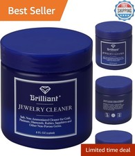 Luxury Non-Toxic Jewelry Cleaning Solution - 8oz for Gold, Sapphires  More