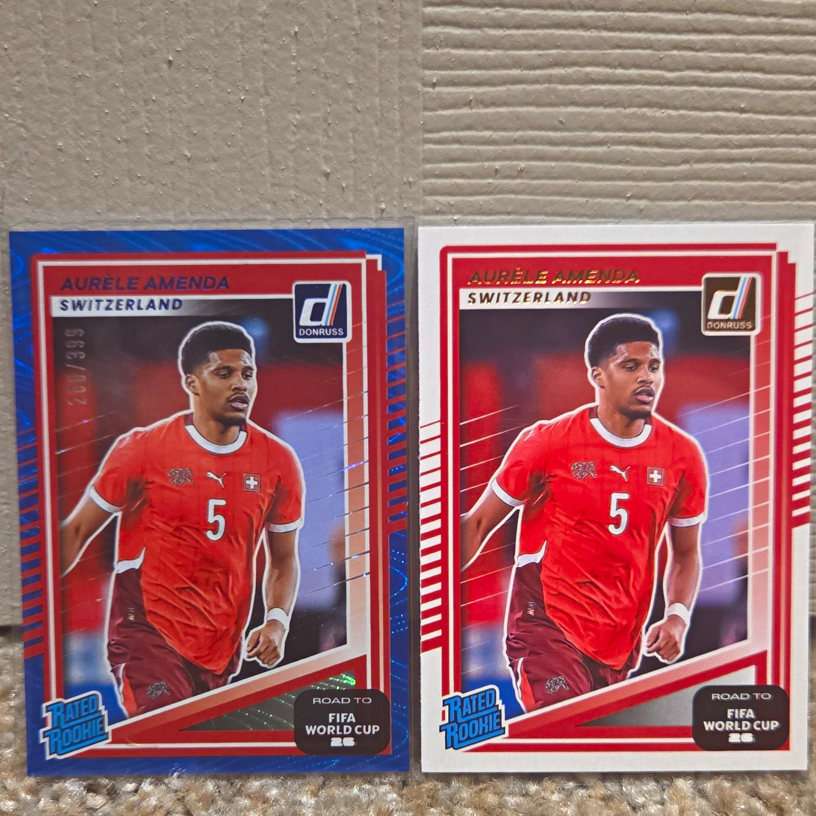 Donruss 2025-26 Road to FIFA World Cup 26 Aurèle Amenda RC #248 Lot (2)