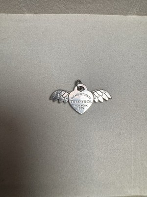 Tiffany & Co Return to Tiffany Herzanhänger mit Flügeln Sterlingsilber