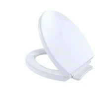 Toto SS113#01 Soft Close Round Closed-Front Toilet Seat and Lid - Cotton