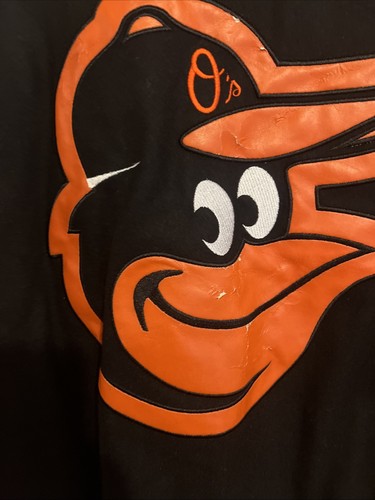 Vintage Baltimore Orioles JH Design Reversible Wool Nylon Letterman Men’s Sz 3X - Picture 12 of 18