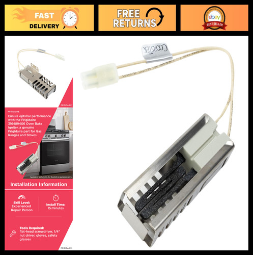 Oven Bake Igniter for Gas Ranges & Stoves - Replacement Part, Easy Install