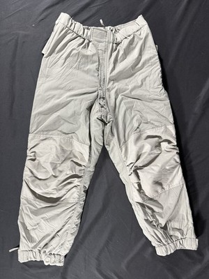 USGI ECWCS Primaloft Level 7 Pants Trousers Gray Small Regular