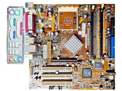 ASUS A7N8X-LA SET WITH AMD ATHLON XP 2400+ AND CPU FAN
