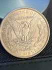 1896 p morgan silver dollar. Patina Toning