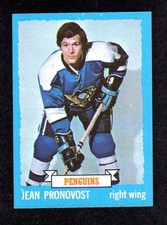 1973-74 Topps #11 Jean Pronovost Pittsburgh Penguins NHL Hockey Card EX+
