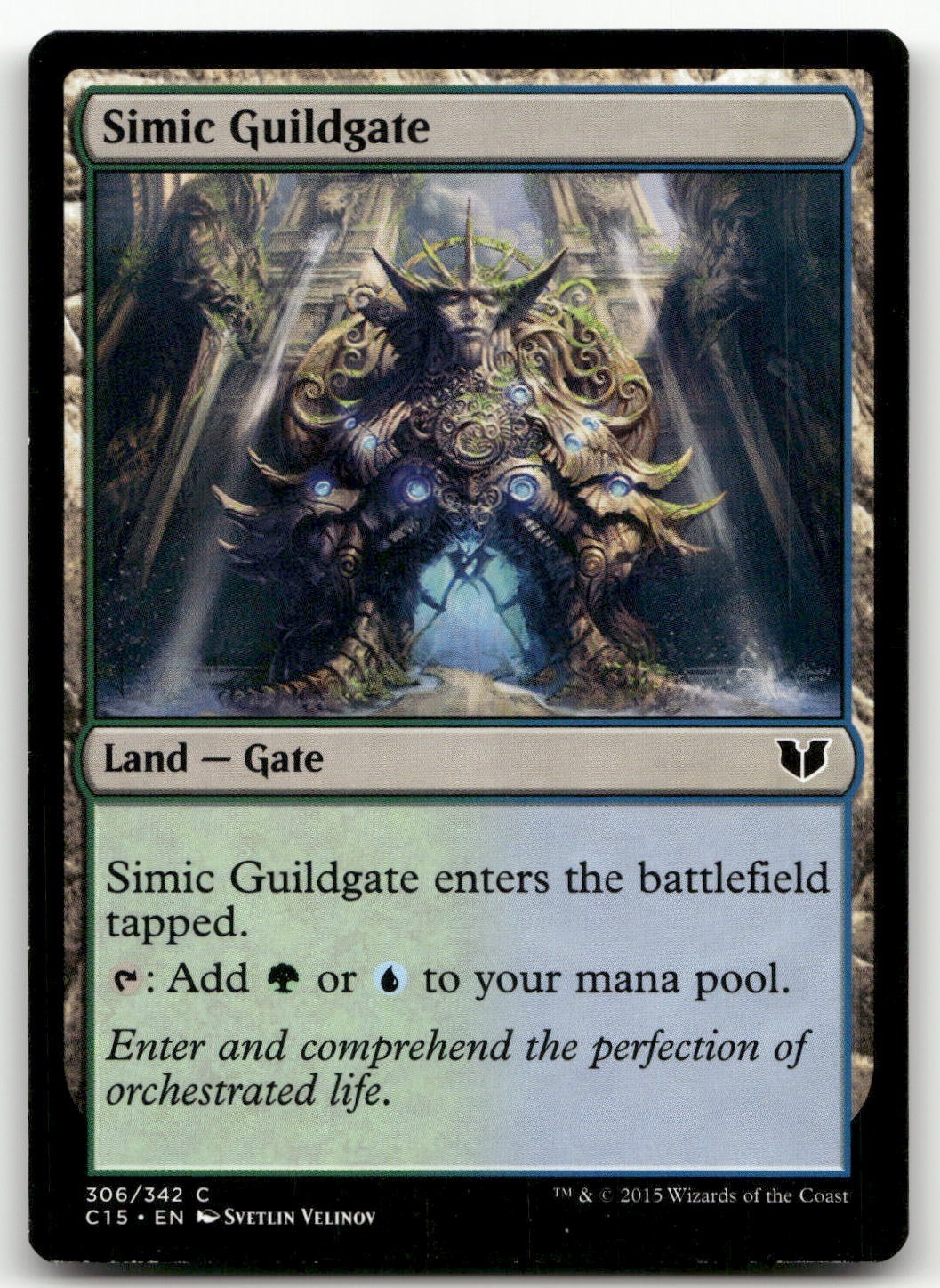 Simic Guildgate #306 (LP) Commander 2015 C15 Magic MTG
