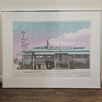 Niki Butcher ''Pelican Diner'' Hand-Colored Photograph Art - Numbered 2/100, 1985