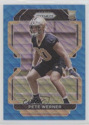 2021 Panini Prizm Rookie Blue Wave Prizm 83/199 Pete Werner #391 Rookie RC 0t9m