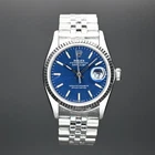 Rolex Datejust 16014 36mm Blue Dial Jubilee Bracelet