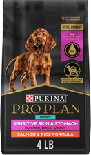 Purina Pro Plan Sensitive Skin and Stomach Dog Food Puppy Salmon and Rice Formul