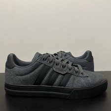 Adidas Daily 3.0 Gray Black Gum Skate Shoes Mens Size 8 GY5482