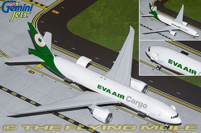 GeminiJets 1:200 777-200LRF Eva Air B-16781 Interactive Series
