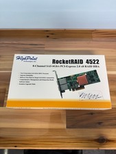 HighPoint RocketRAID 4522 MINI-SAS 6GB SAS/SATA RAID PCIe Card In Box