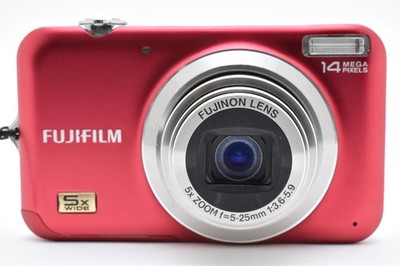 FUJIFILM FinePix JX280 Red 14.0MP Compact Digital Camera [EXC++]