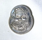 1 troy oz Merry Christmas Santa Claus .999 fine silver