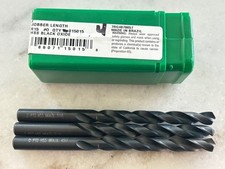 3 new Precision Twist Drill R15 Letter O HSS Black Oxide, Jobber Length Bits