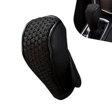 Car Gear Shift Cover, Leather Breathable Car Gear Shift Knob Cover, Waterproof