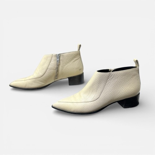 🤍 Everlane Made in Italy Pebbled Leather Ankle Boots Size 7.5