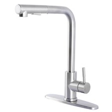 Kitchen Faucet with Pull Down Sprayer, Modern Single Handle Pull Out Faucets,...