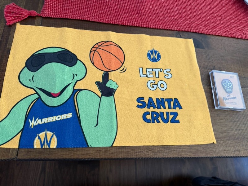 Santa Cruz Warriors X Rally Towel + Los Warriors Pin Combo