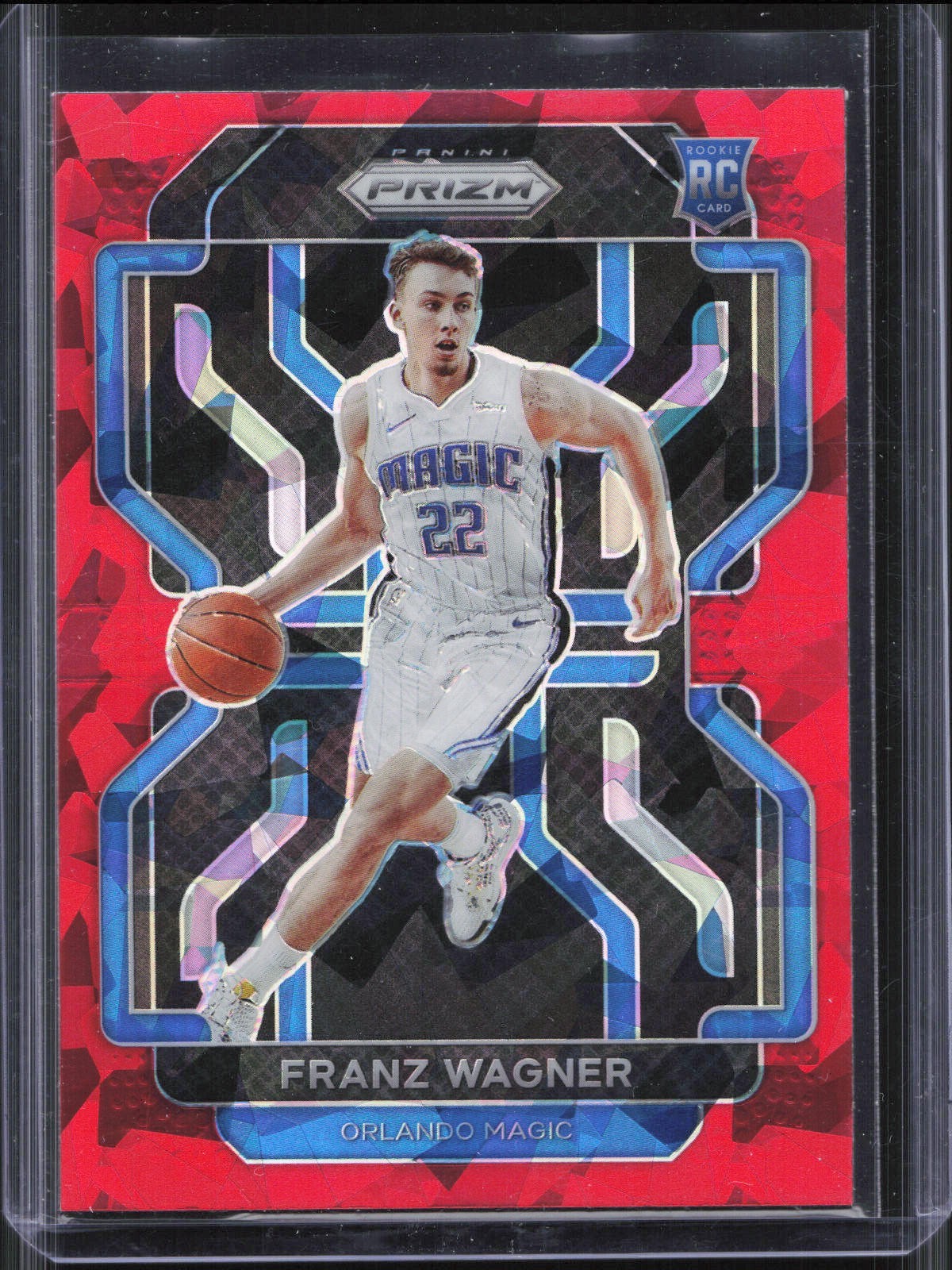 2021-22 Panini Prizm Franz Wagner #310 Rookie Red Ice Magic