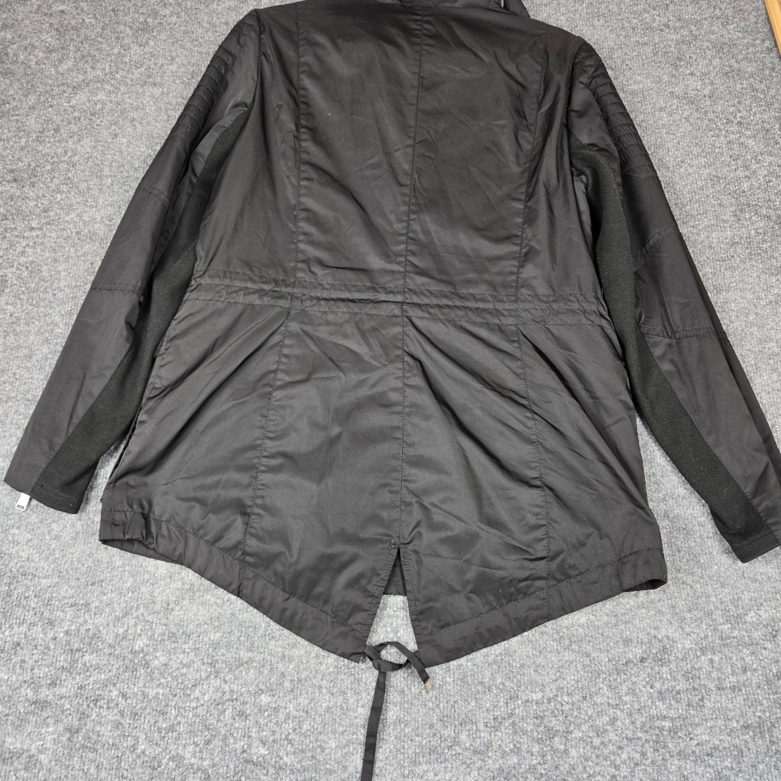 BCBGeneration Black Utility Moto Jacket Quilted M… - image 6